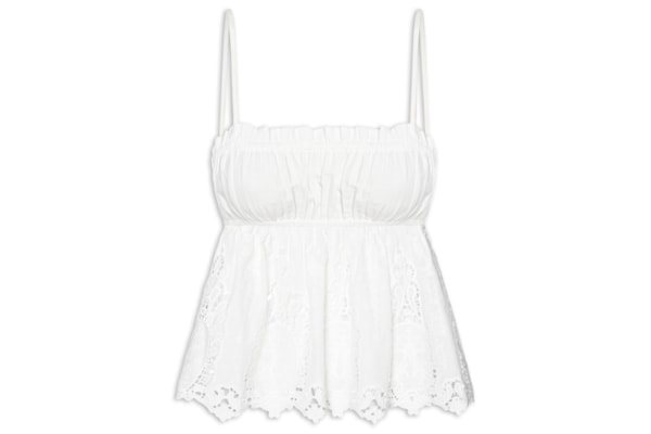 Blusa Feminina Artesanal Camafeu - Branco