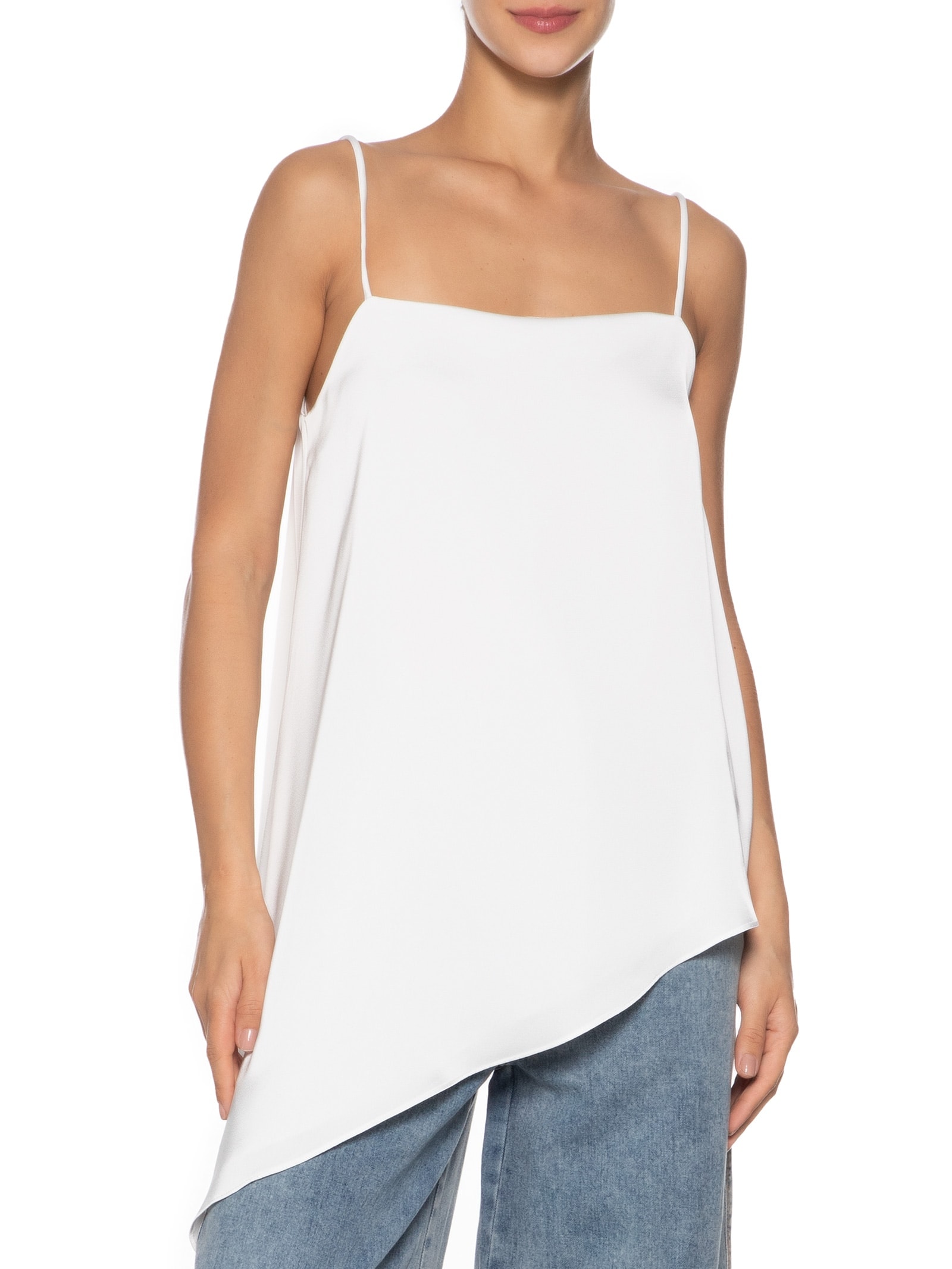 Blusa Feminina Assimétrica Branco Market 33