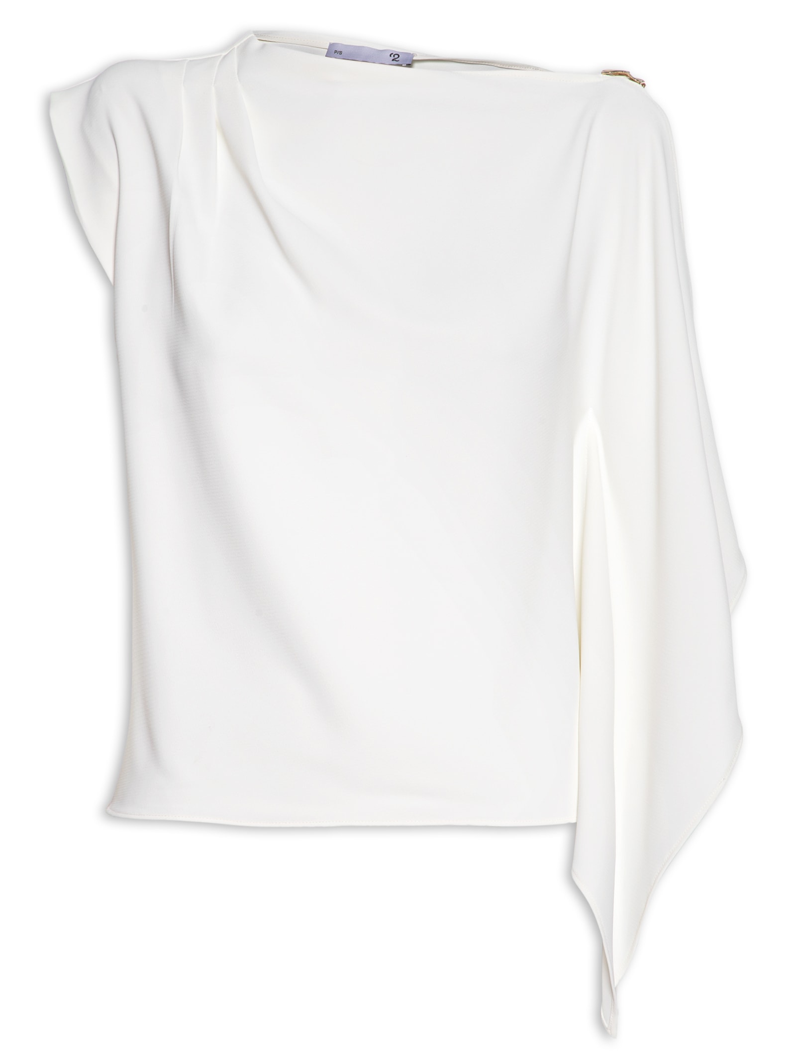 Blusa Feminina Assimétrica Off White '2Essential
