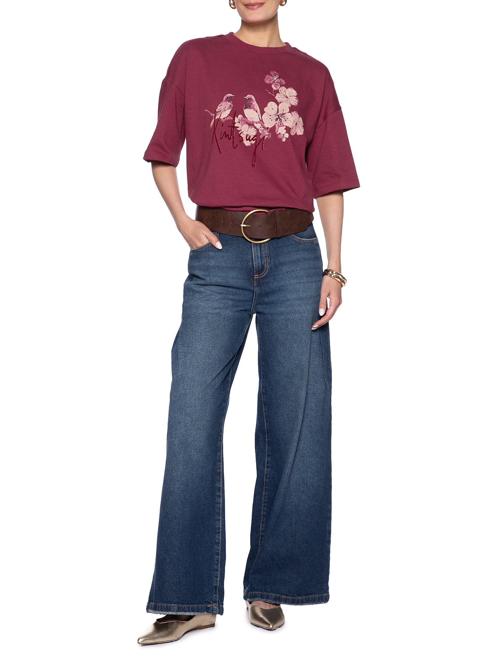 Blusa Feminina Ayla Rosa Le Lis