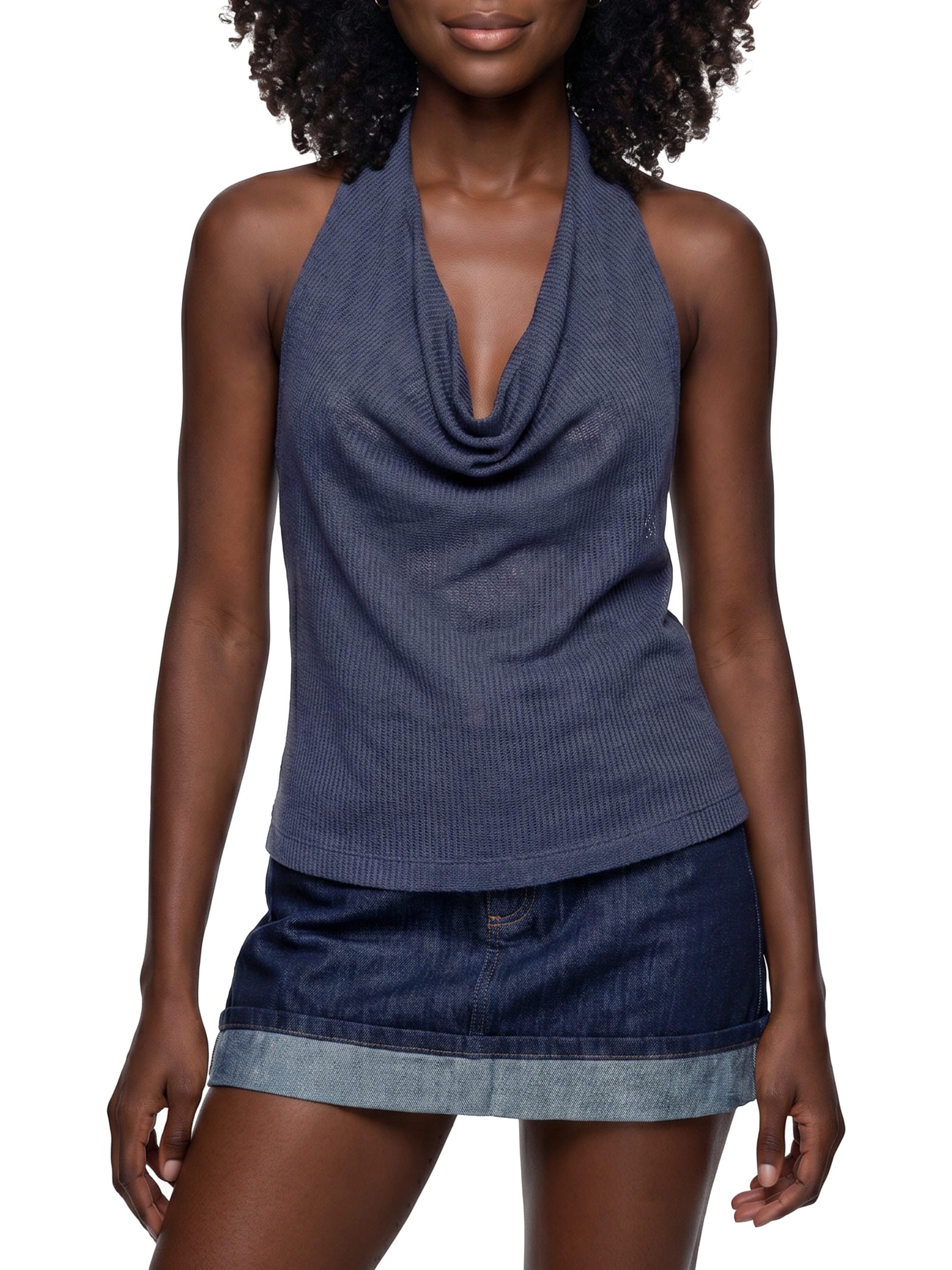 Blusa Feminina Azul Colcci