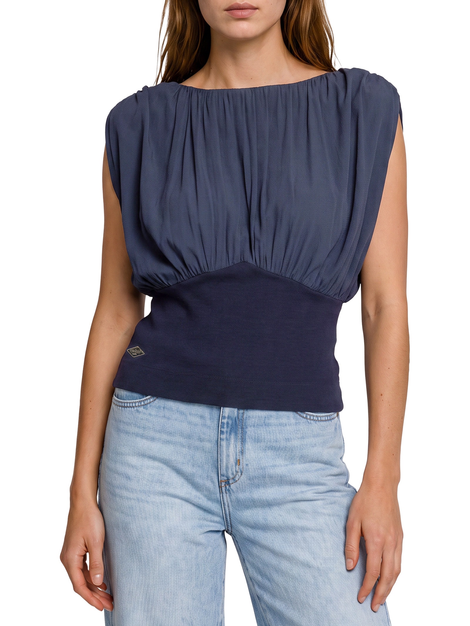 Blusa Feminina Azul Colcci