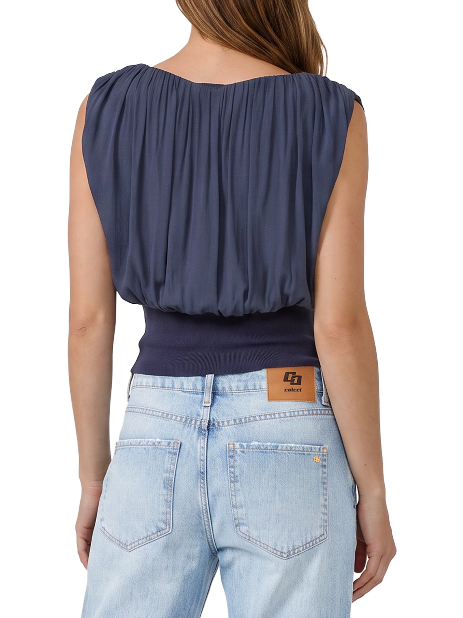 Blusa Feminina Azul Colcci