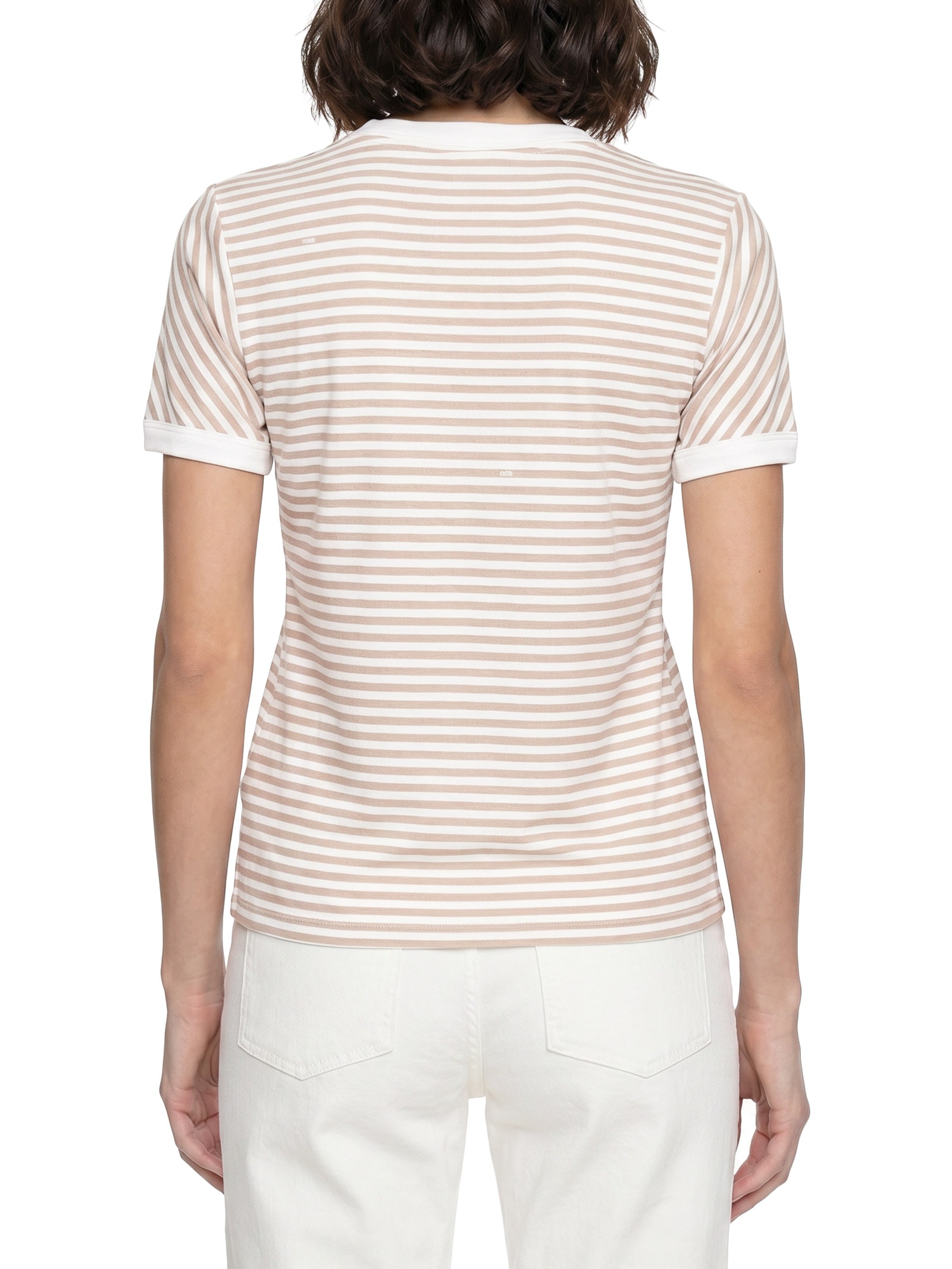 Blusa Feminina Baby Look Estampada Branco Lança Perfume