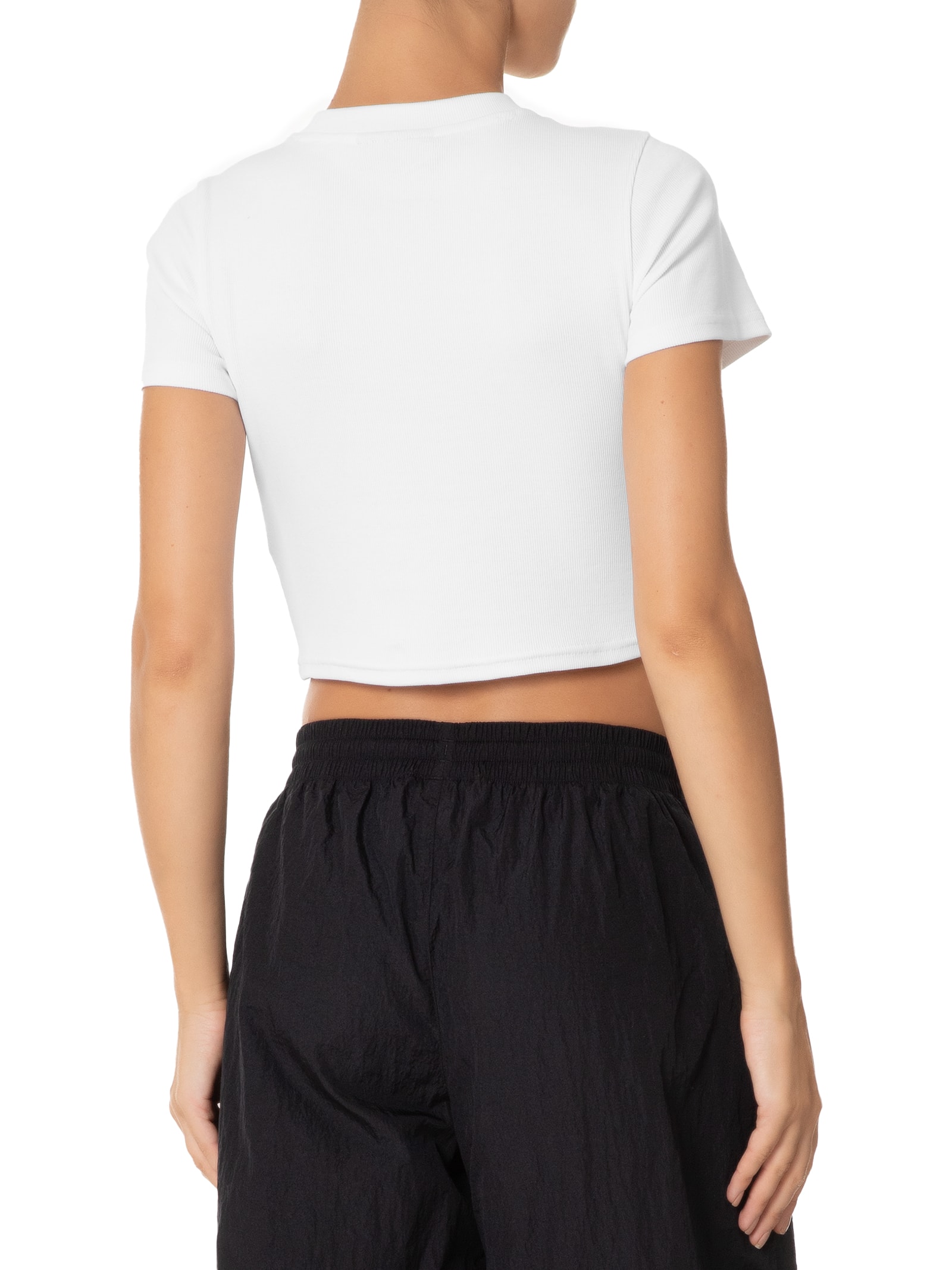 Fila X Hailey Blusa Feminina Baby Tee Branco