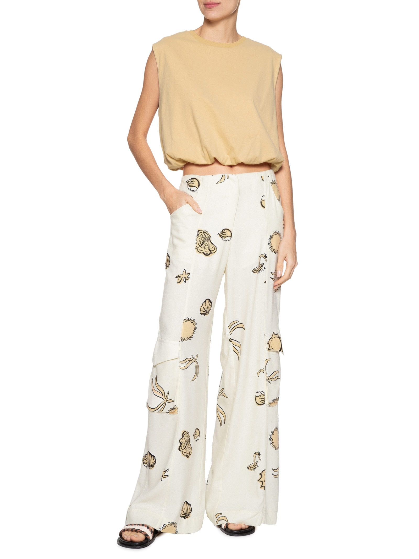 Blusa Feminina Balonê Bege Dress To