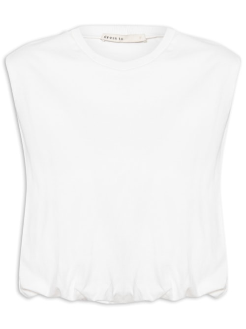 Blusa Feminina Balonê – Branco