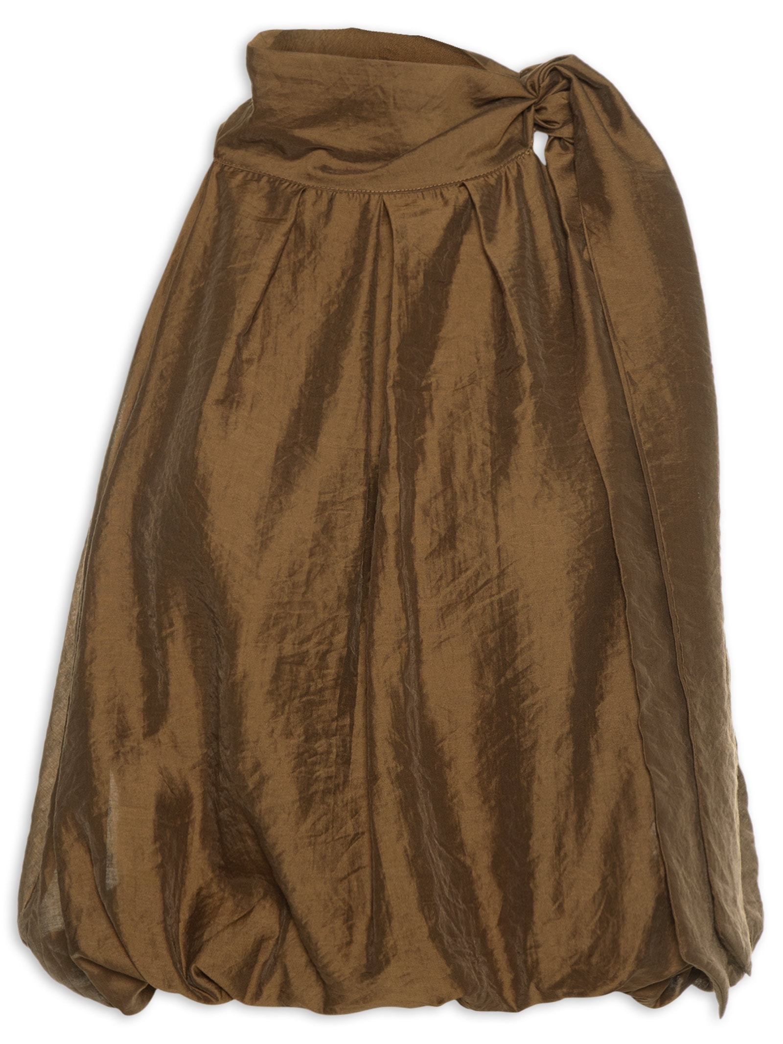 Blusa Feminina Balonê Marrom '2Essential