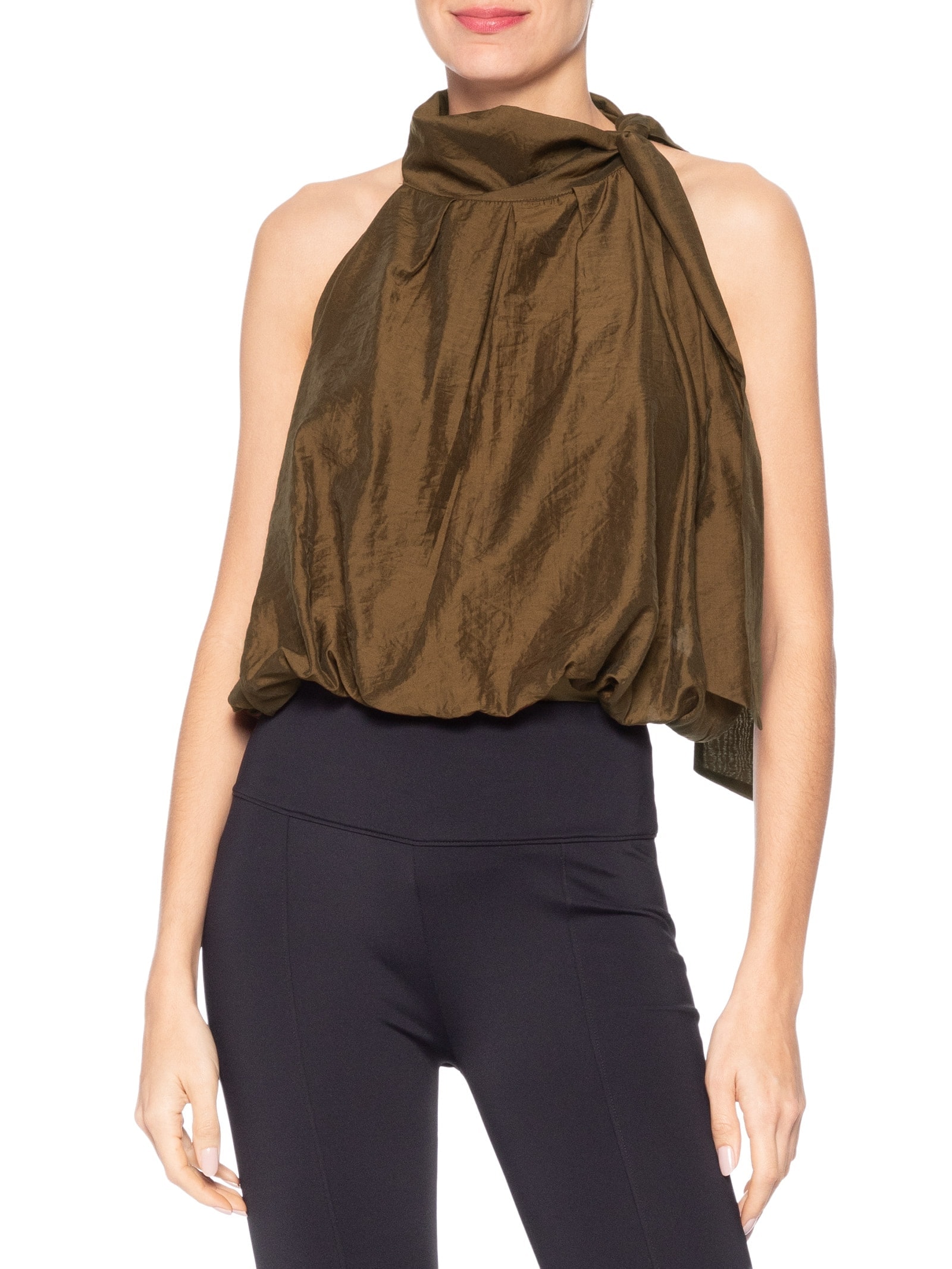 Blusa Feminina Balonê Marrom '2Essential