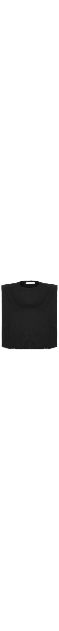 Blusa Feminina Balonê - Preto