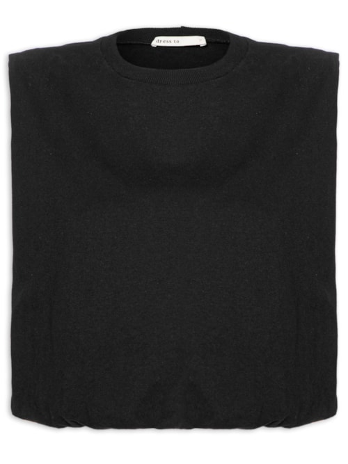 Blusa Feminina Balonê – Preto