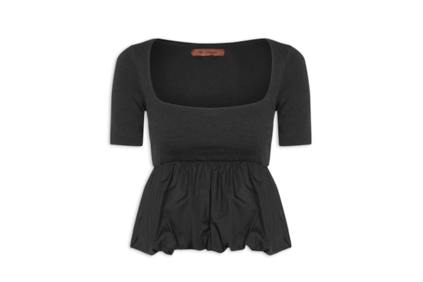 Blusa Feminina Balonê - Preto