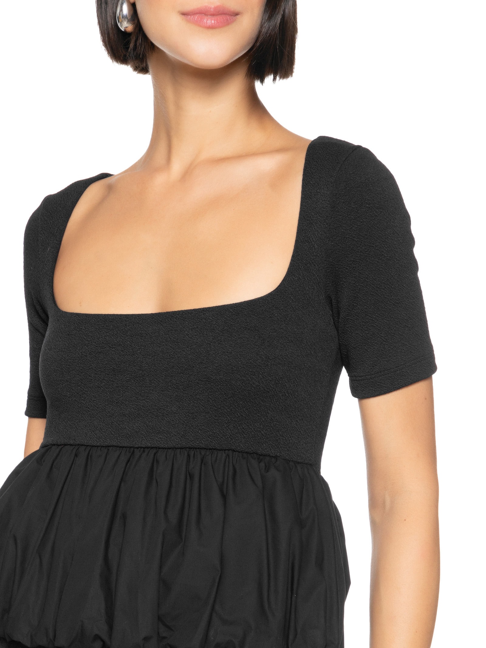 Blusa Feminina Balonê Preto Colcci