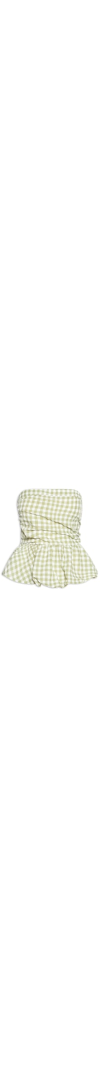 Blusa Feminina Balonê Xadrez - Verde