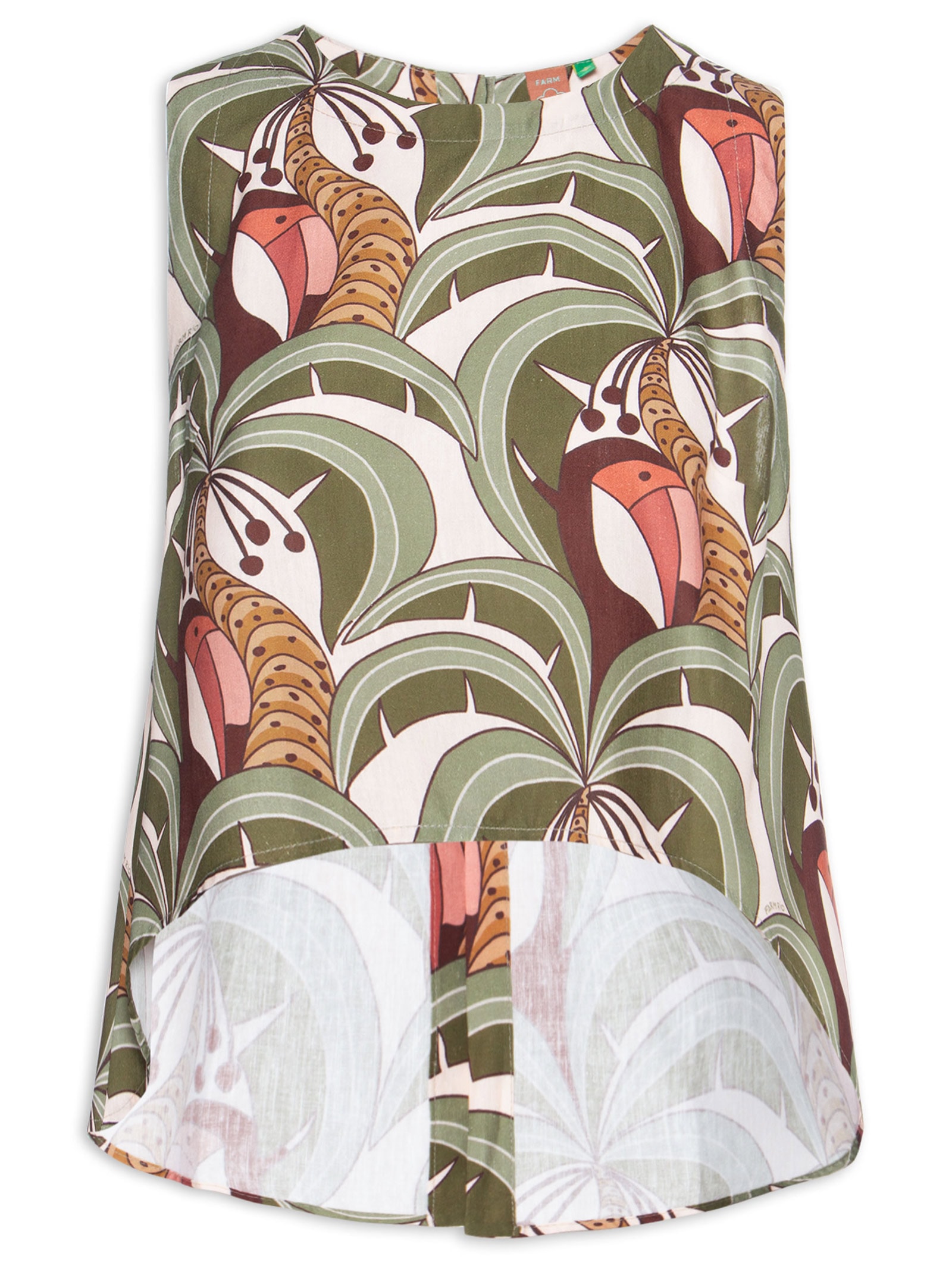 Blusa Feminina Bananada De Tucano Verde Farm