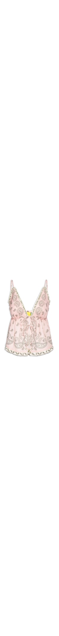 Blusa Feminina Bandana Jardim - Rosa