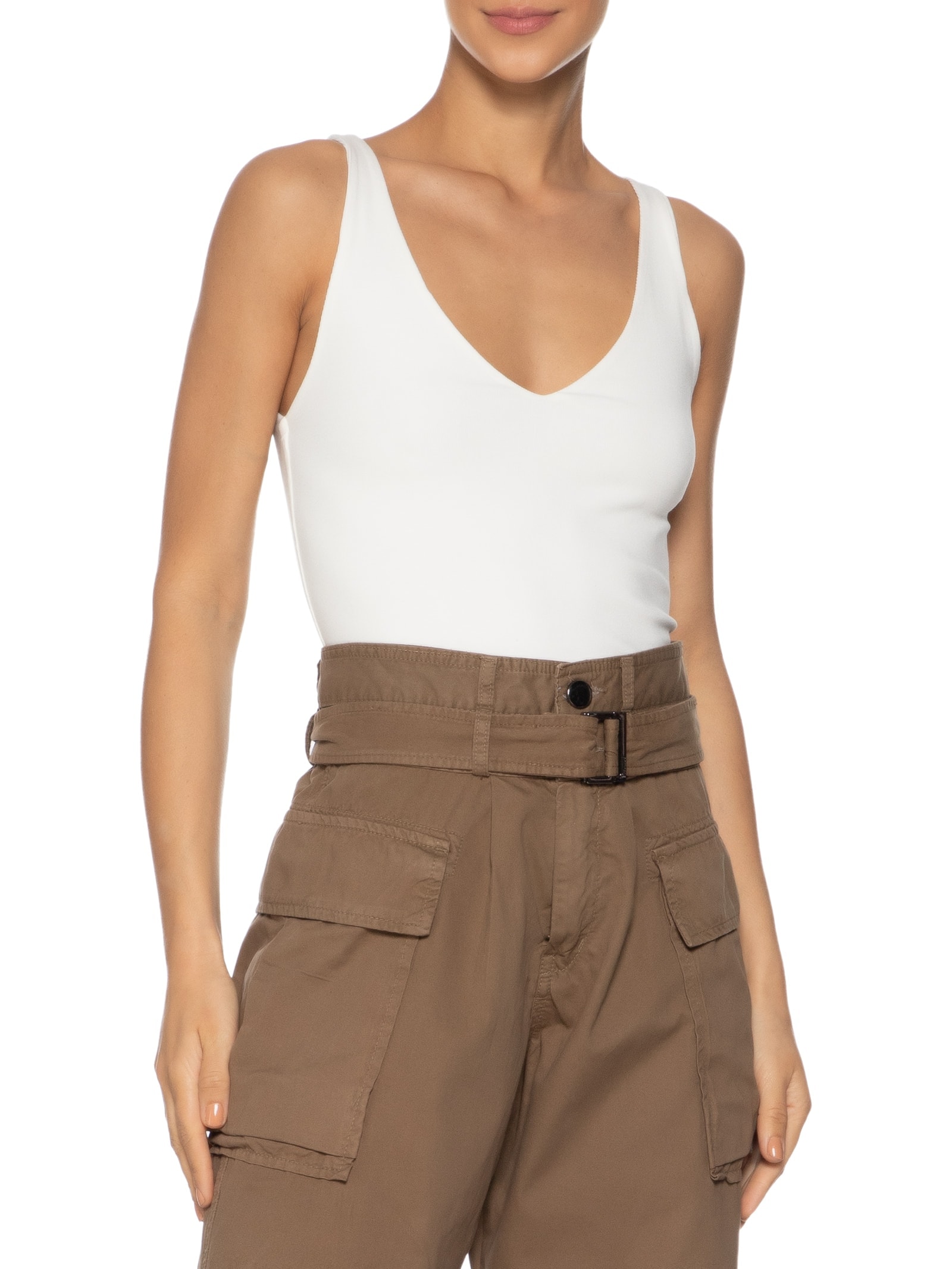 Blusa Feminina Basic Stella Off Branco Animale