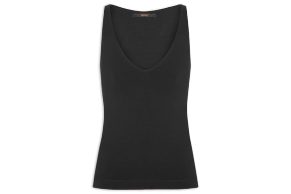 Blusa Feminina Basic Stella Off - Preto