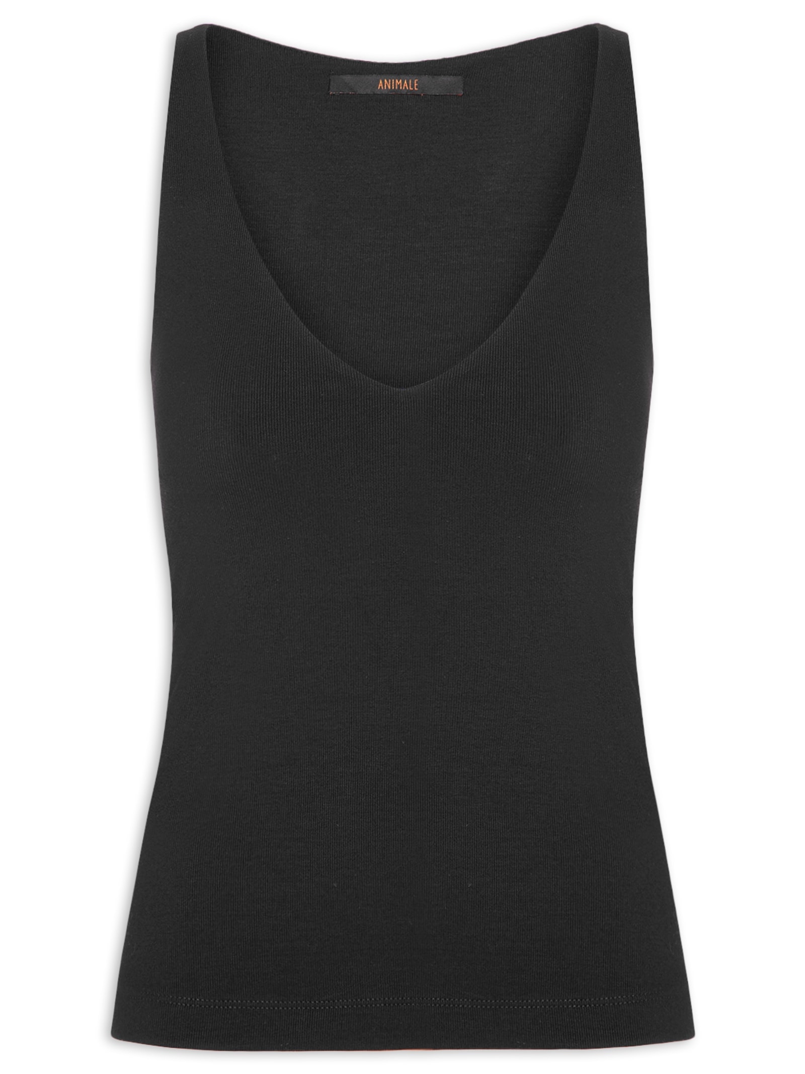 Blusa Feminina Basic Stella Off Preto Animale