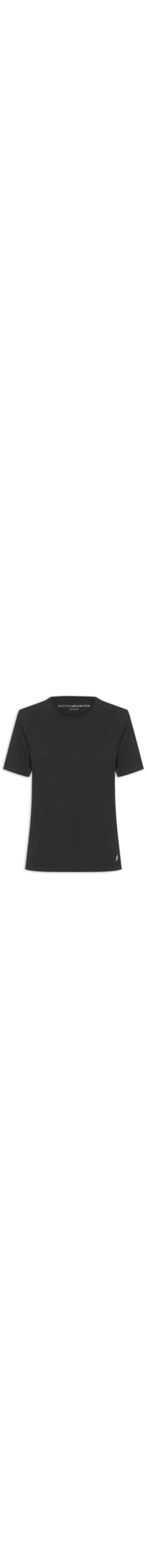 Blusa Feminina Básica Algodão Classic - Preto