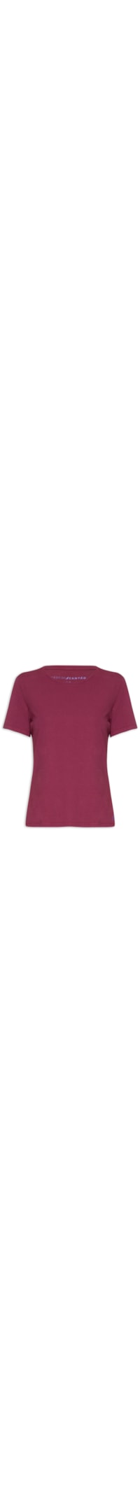 Blusa Feminina Básica Algodão Slim - Roxo