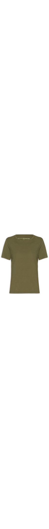 Blusa Feminina Básica Algodão Slim - Verde