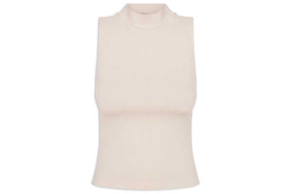 Blusa Feminina Básica Canelada - Bege