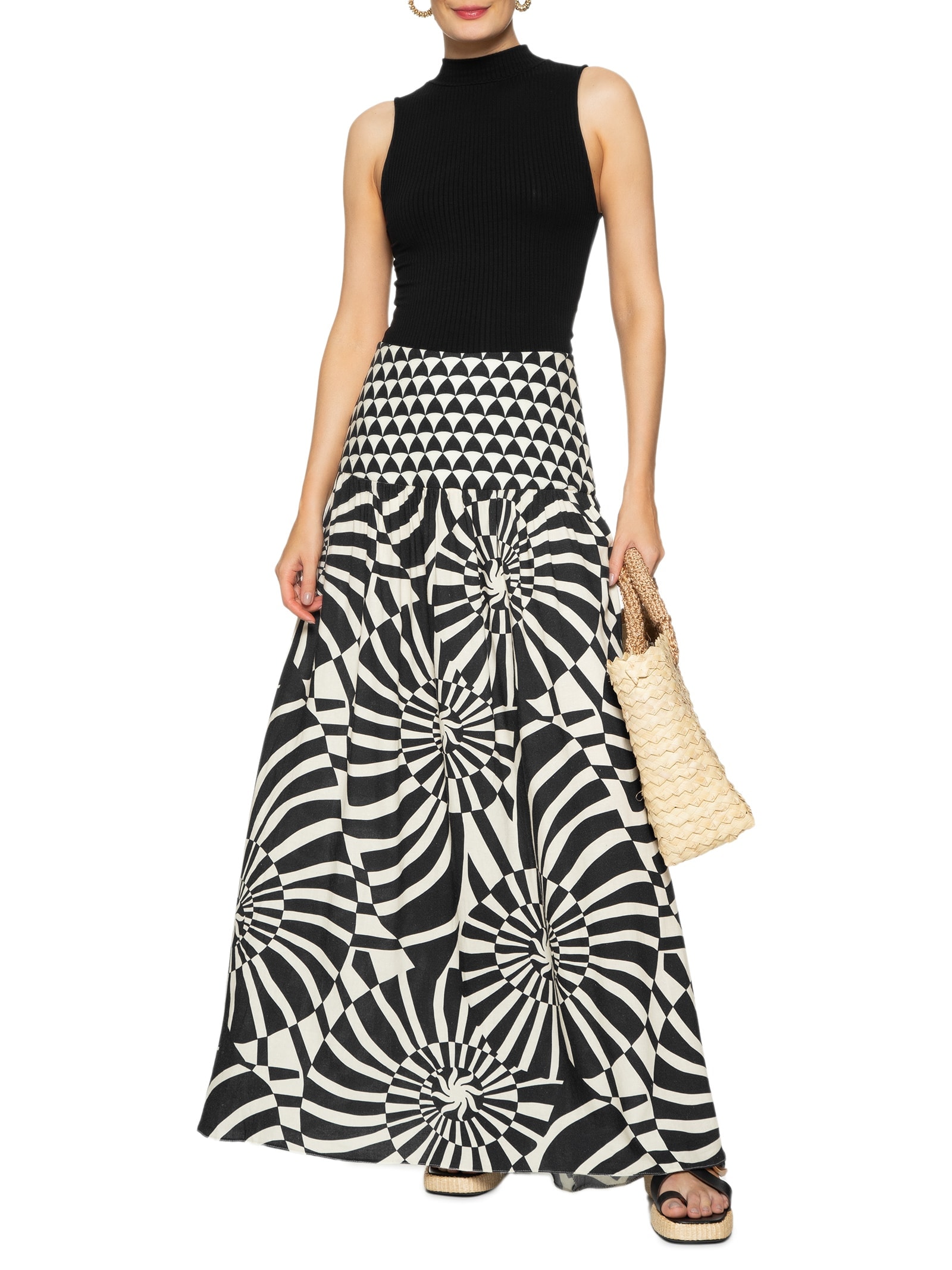 Blusa Feminina Básica Canelada Preto Dress To