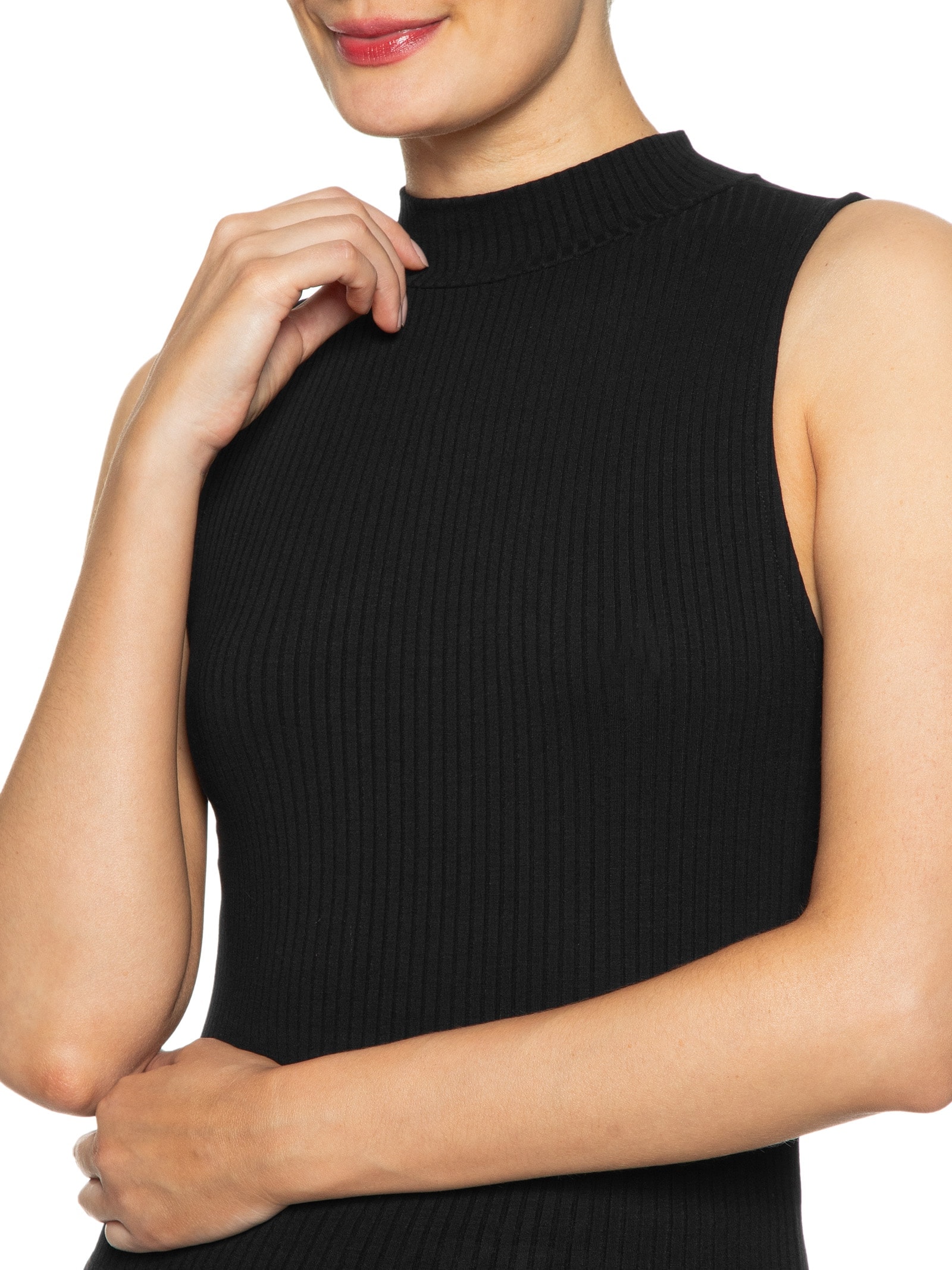 Blusa Feminina Básica Canelada Preto Dress To