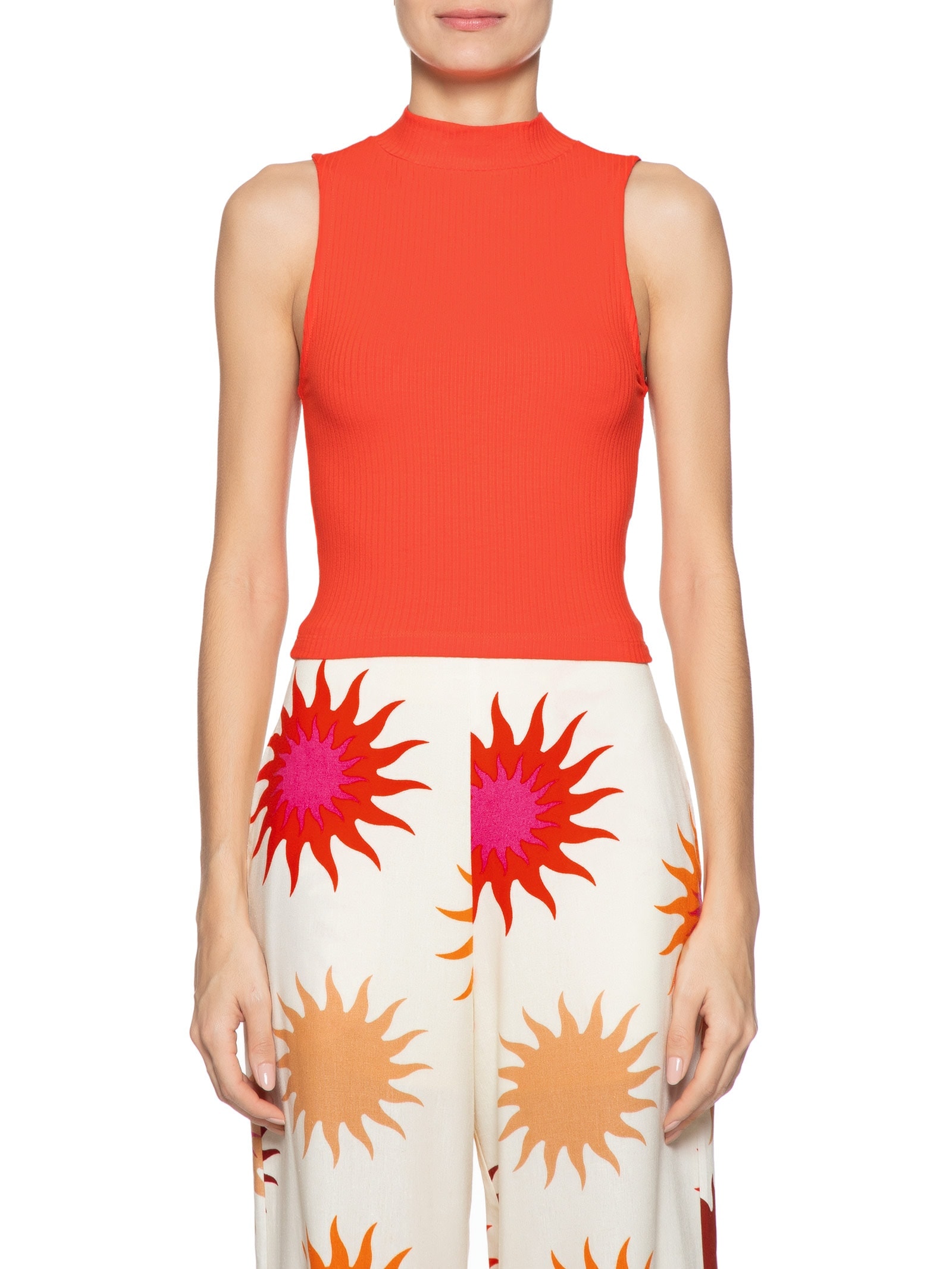 Blusa Feminina Básica Canelada Vermelho Dress To