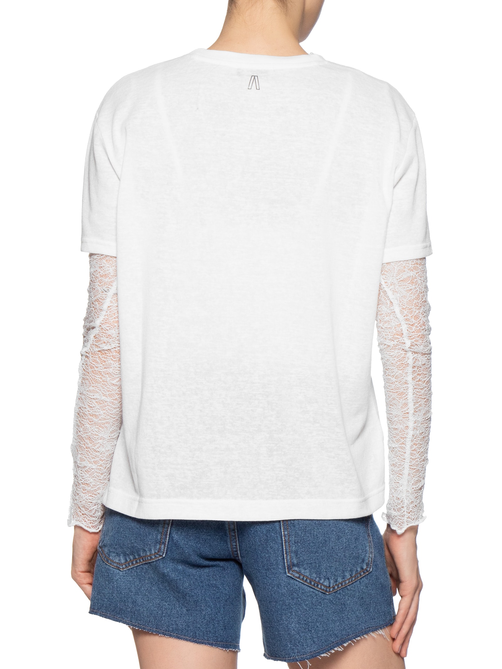 Blusa Feminina Básica Decote Redondo Branco Animale Jeans