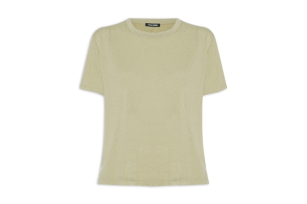 Blusa Feminina Básica Decote Redondo - Verde