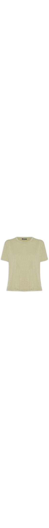 Blusa Feminina Básica Decote Redondo - Verde