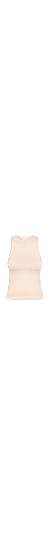 Blusa Feminina Básica Em Tricot - Bege