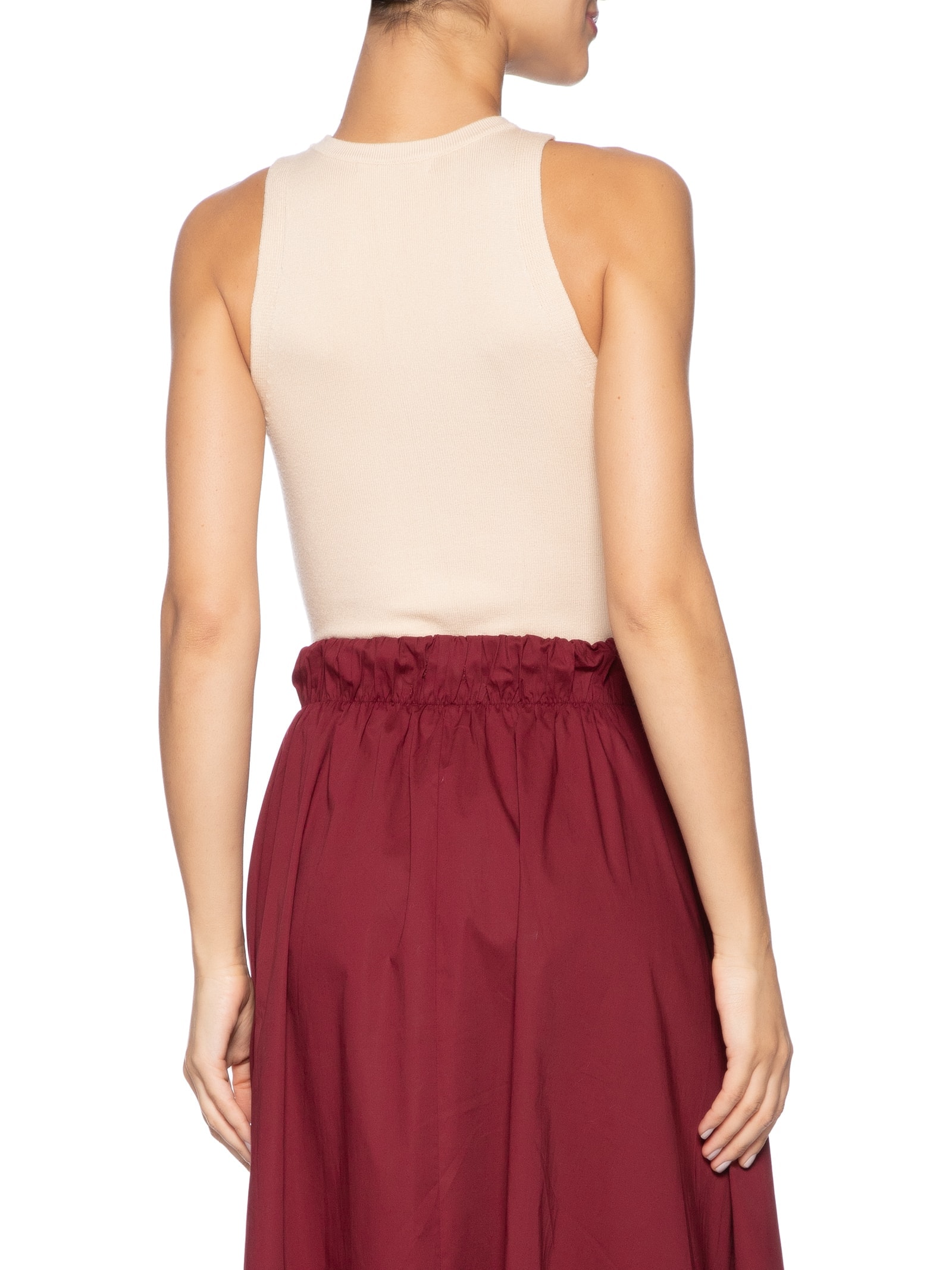 Blusa Feminina Básica Em Tricot Bege  '2Essential