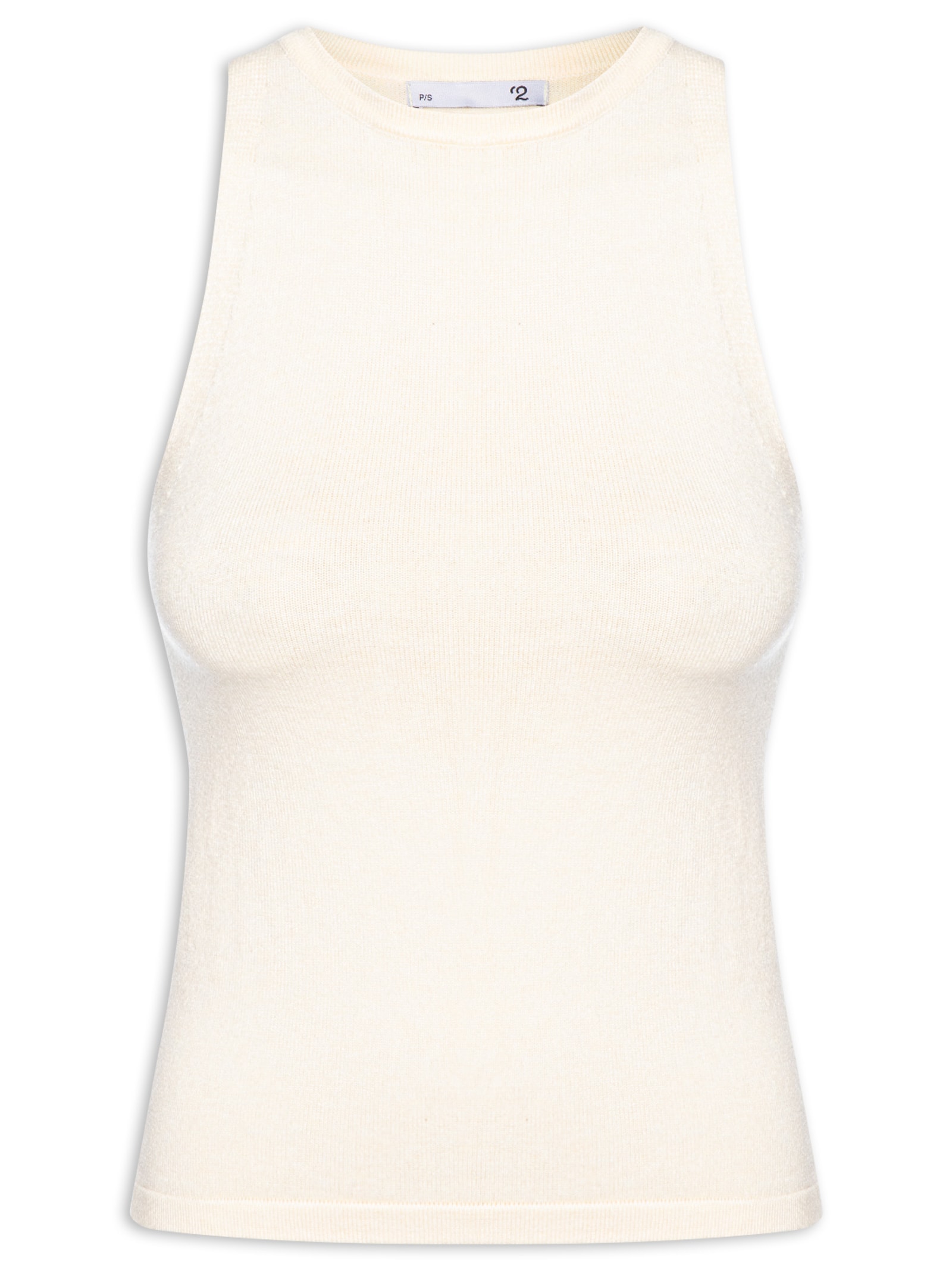 Blusa Feminina Básica Em Tricot Bege '2Essential