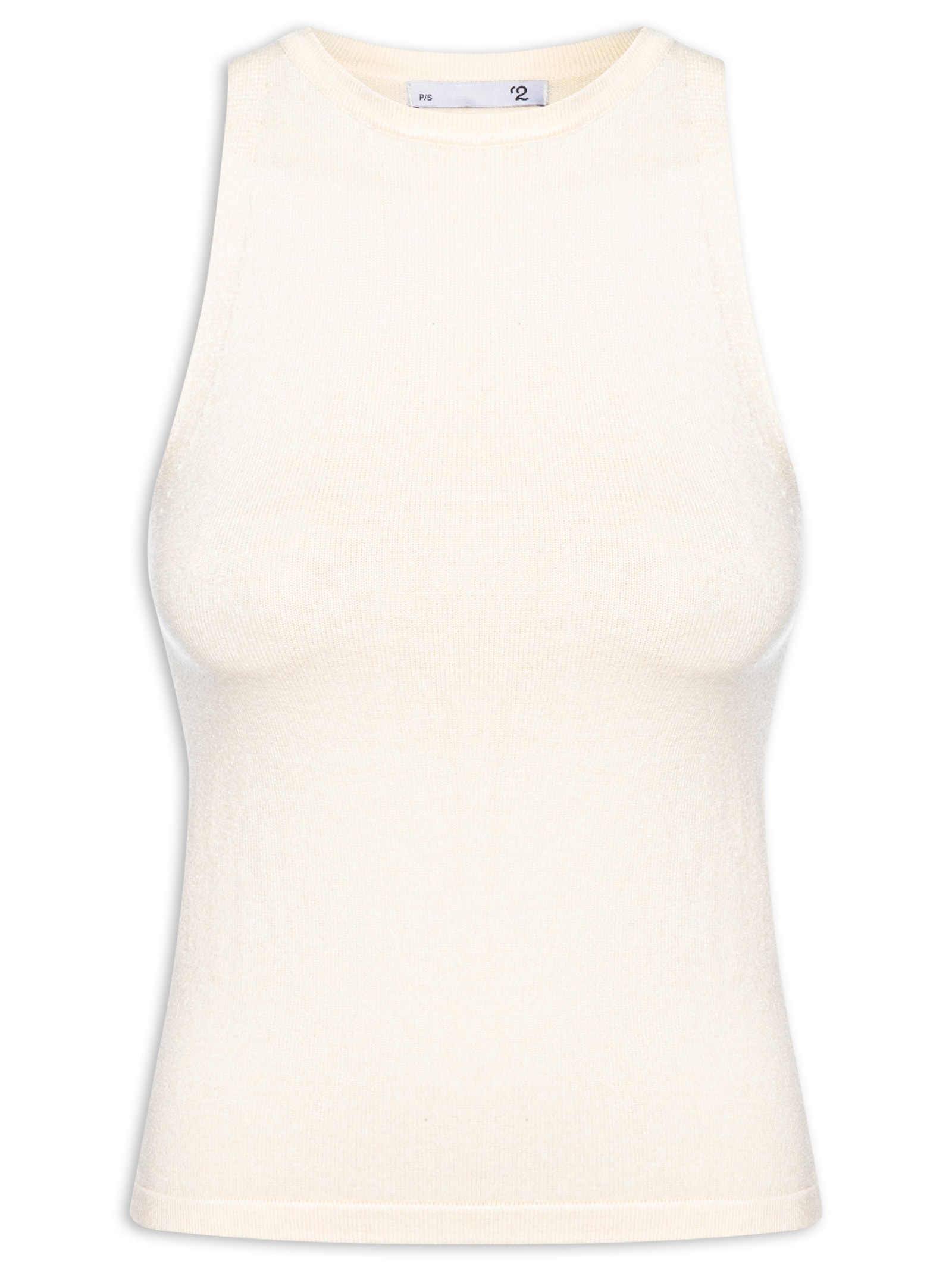 Blusa Feminina Básica Em Tricot Bege '2Essential