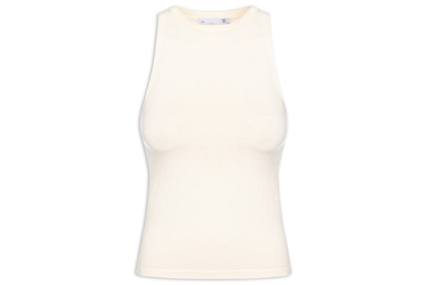 Blusa Feminina Básica Em Tricot - Bege
