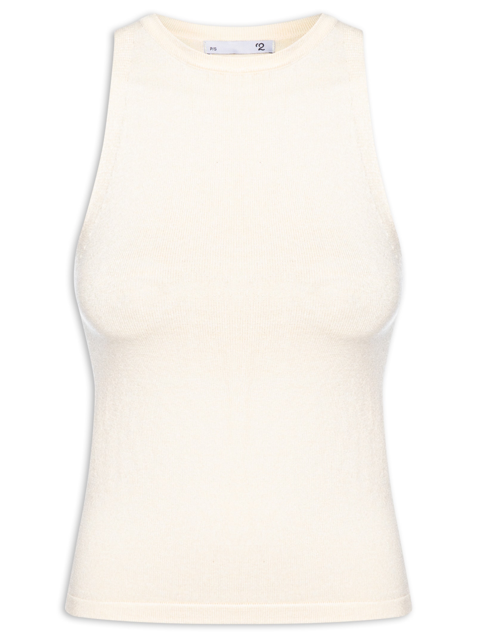 Blusa Feminina Básica Em Tricot Bege '2Essential