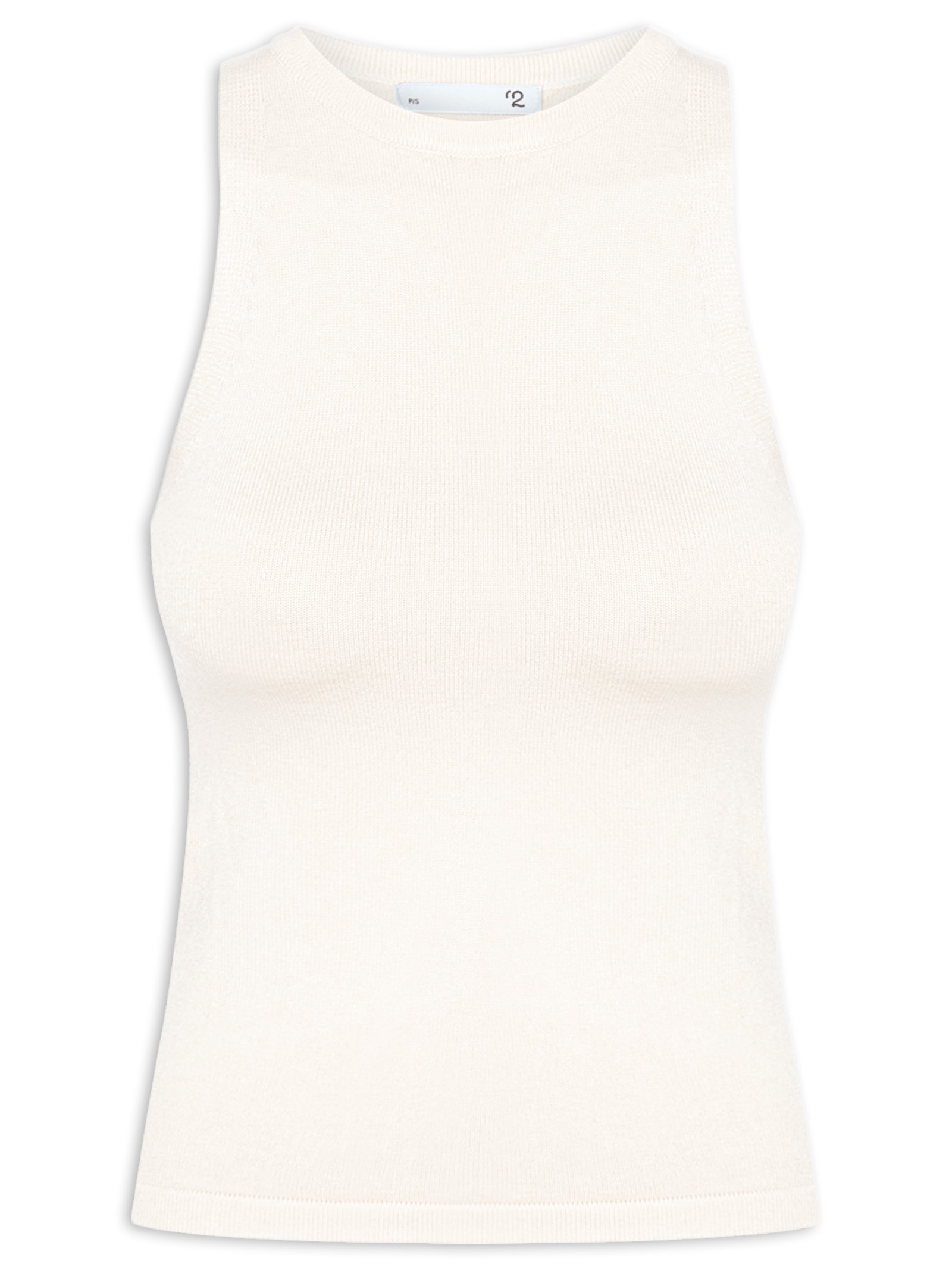 Blusa Feminina Básica Em Tricot Branco '2Essential