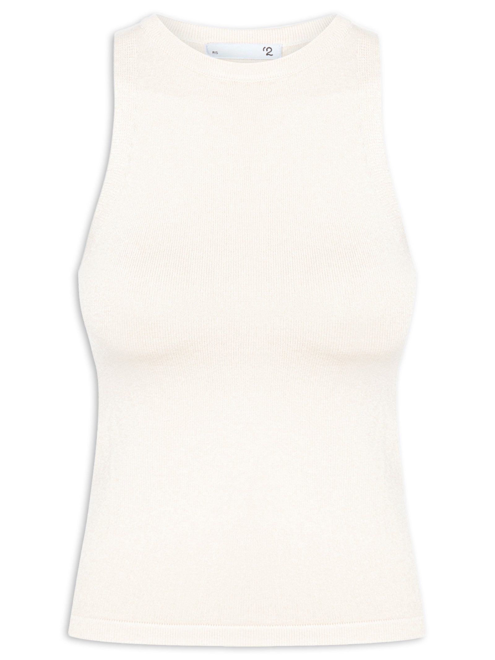 Blusa Feminina Básica Em Tricot Branco '2Essential