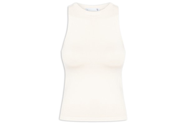 Blusa Feminina Básica Em Tricot - Branco