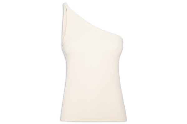 Blusa Feminina Básica Ombro Só - Bege