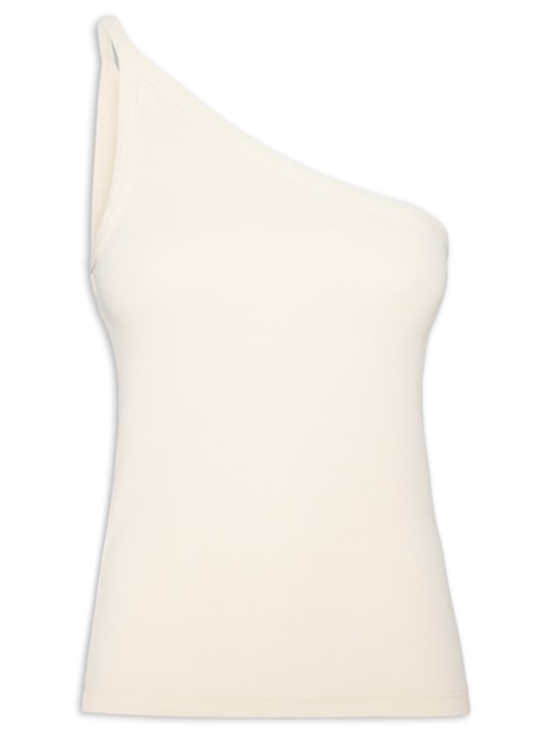 Blusa Feminina Básica Ombro Só – Bege