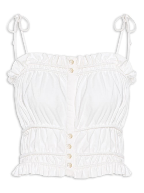 Blusa Feminina Bata Franzida - Branco
