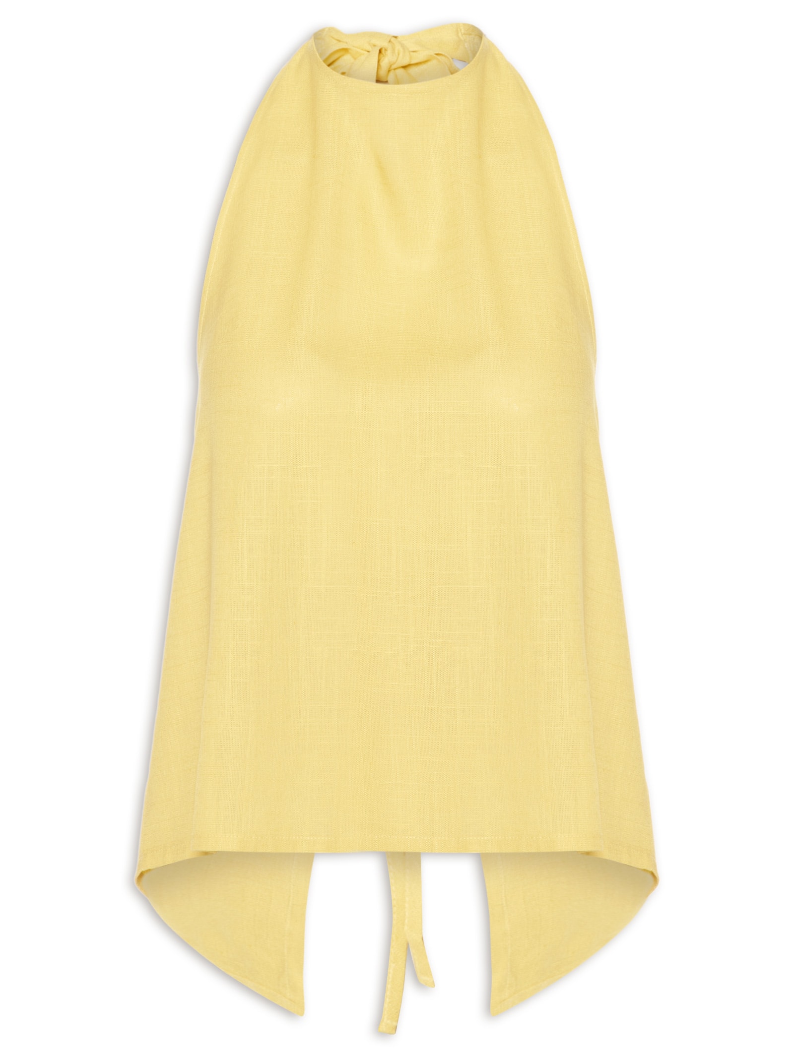 Blusa Feminina Bianca Porto Amarelo Panô