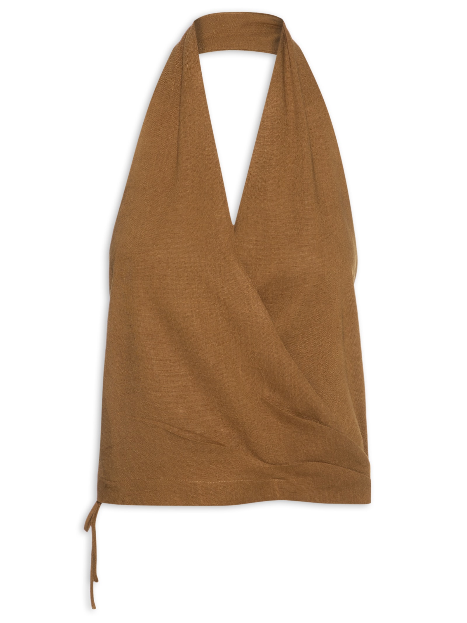 Blusa Feminina Bianca Porto Marrom Panô