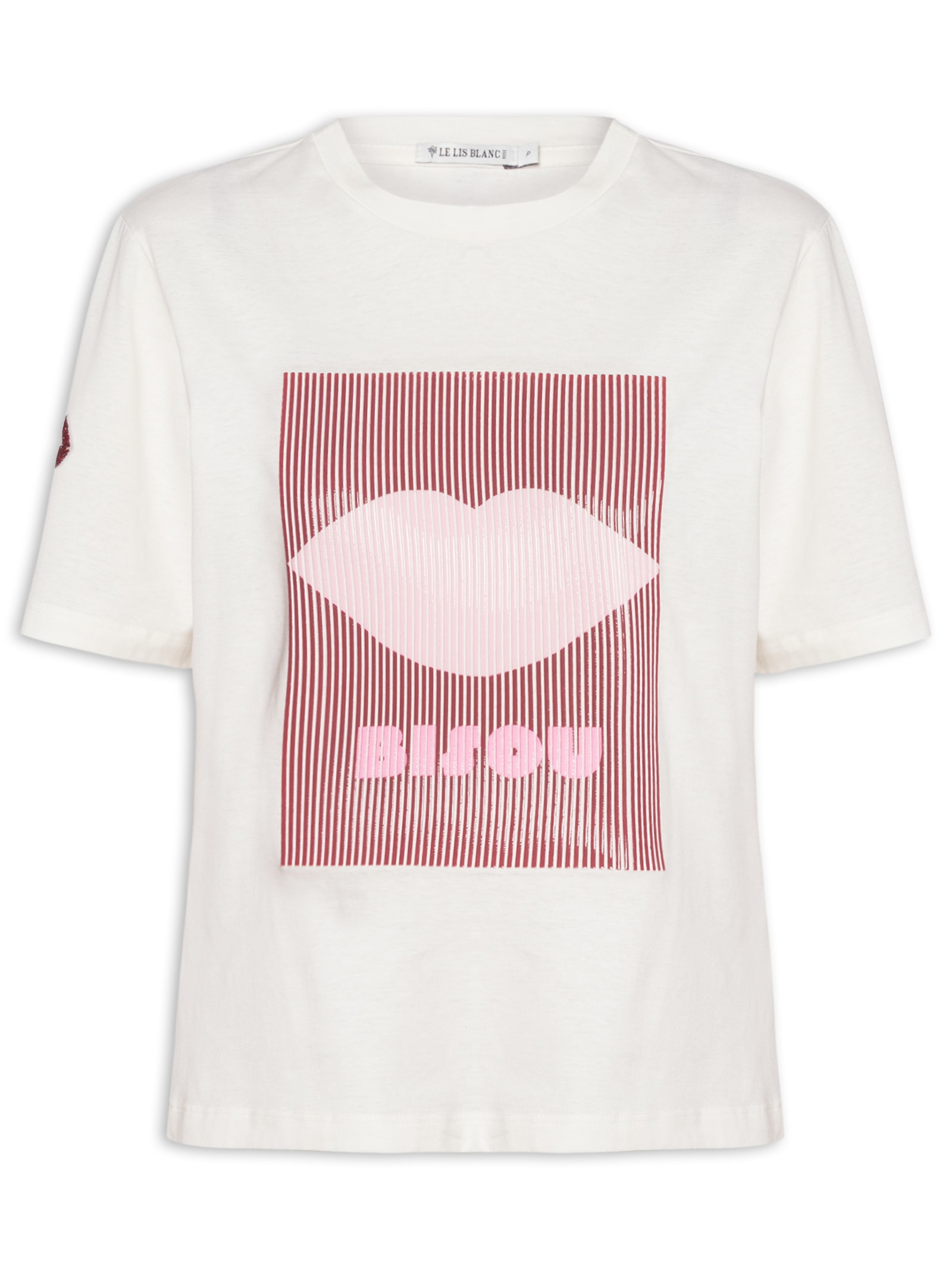Blusa Feminina Bisou Branco Le Lis