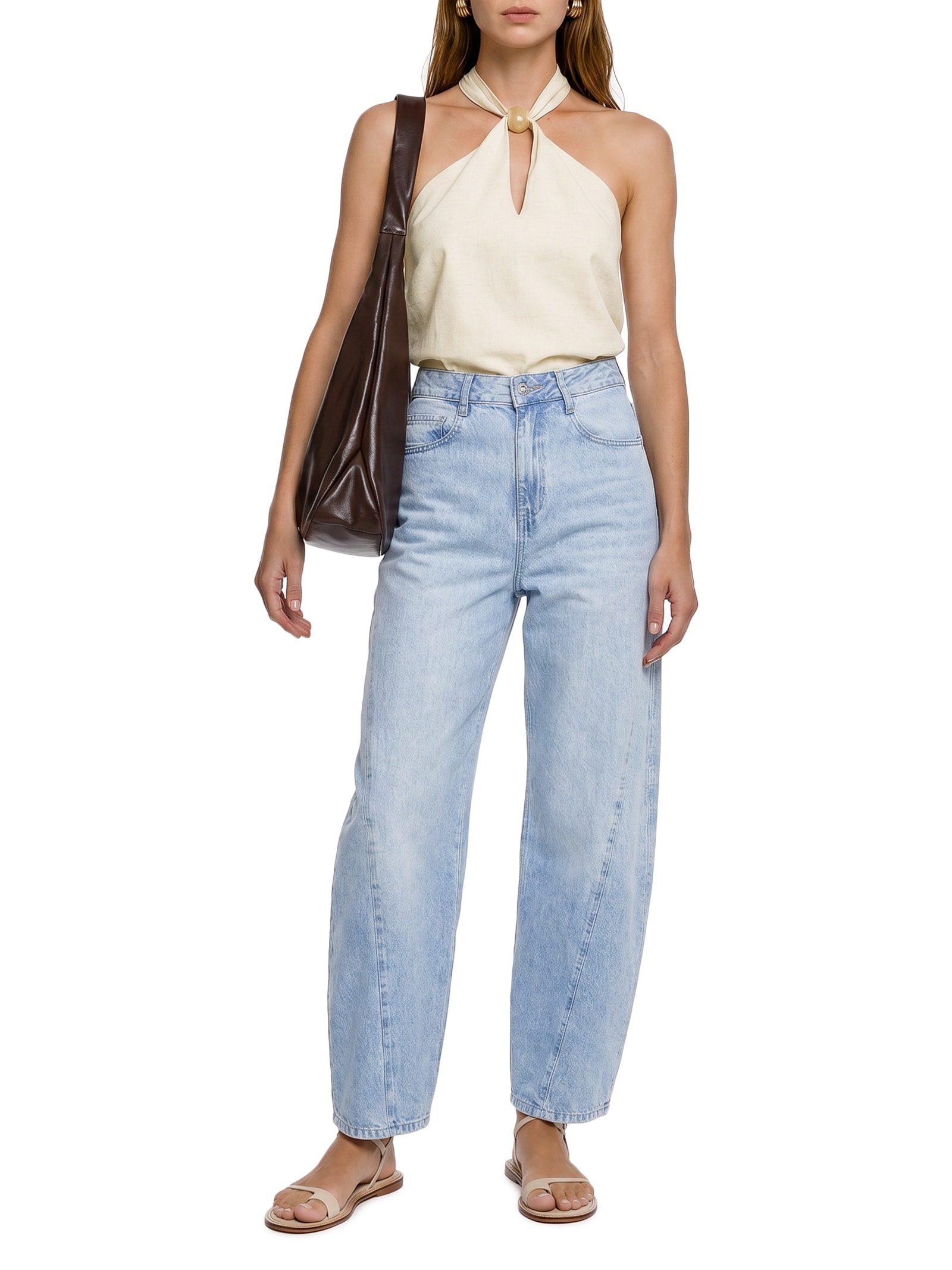 Blusa Feminina Blive – Bege Lez A Lez