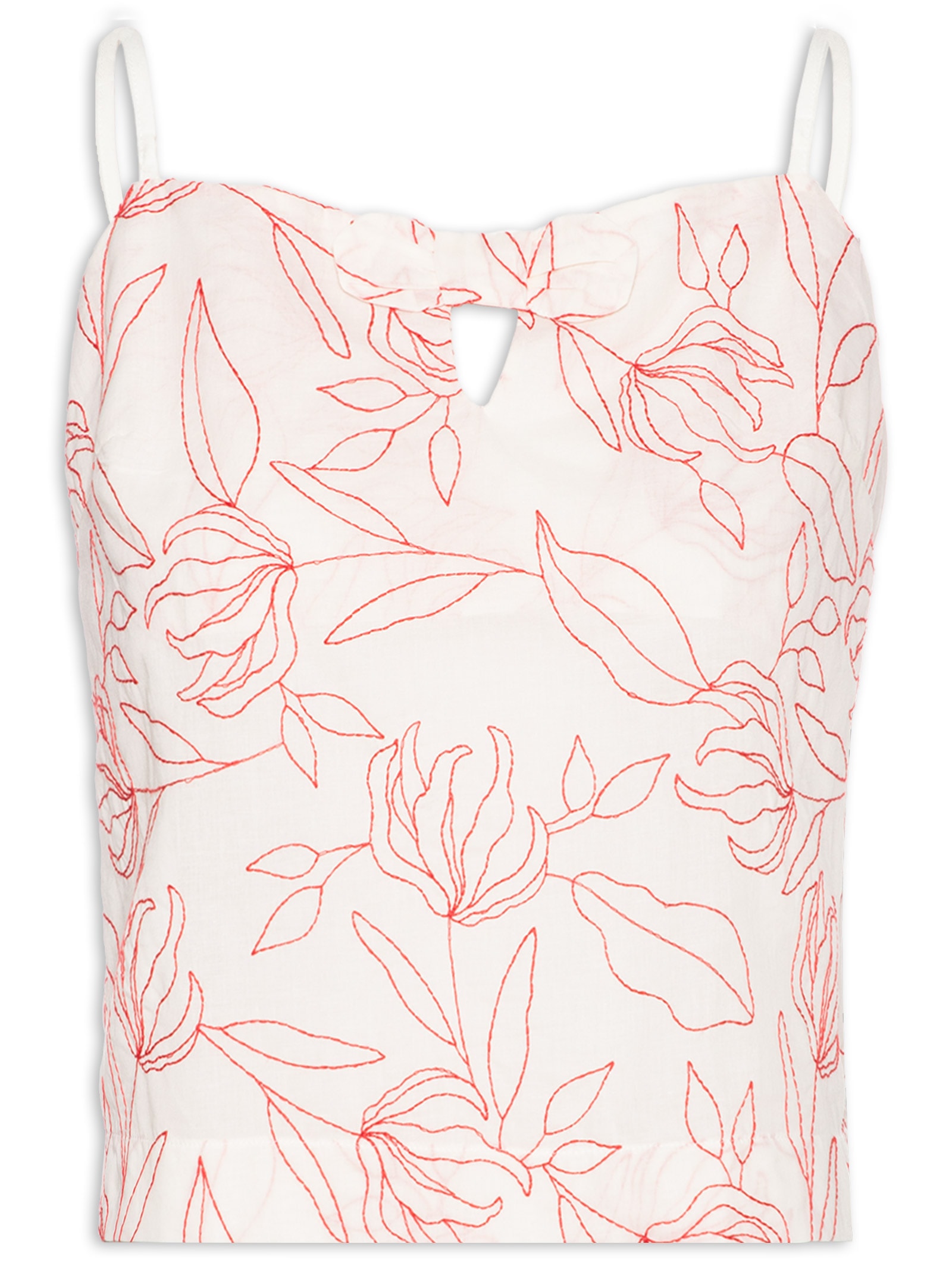 Blusa Feminina Bordada Branco Colcci